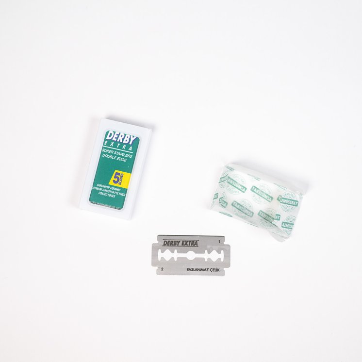 Derby dubbelrakblad 5-pack