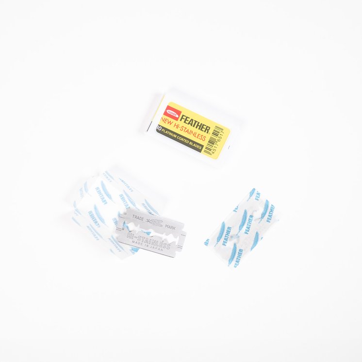 Feather dubbelrakblad 10-pack
